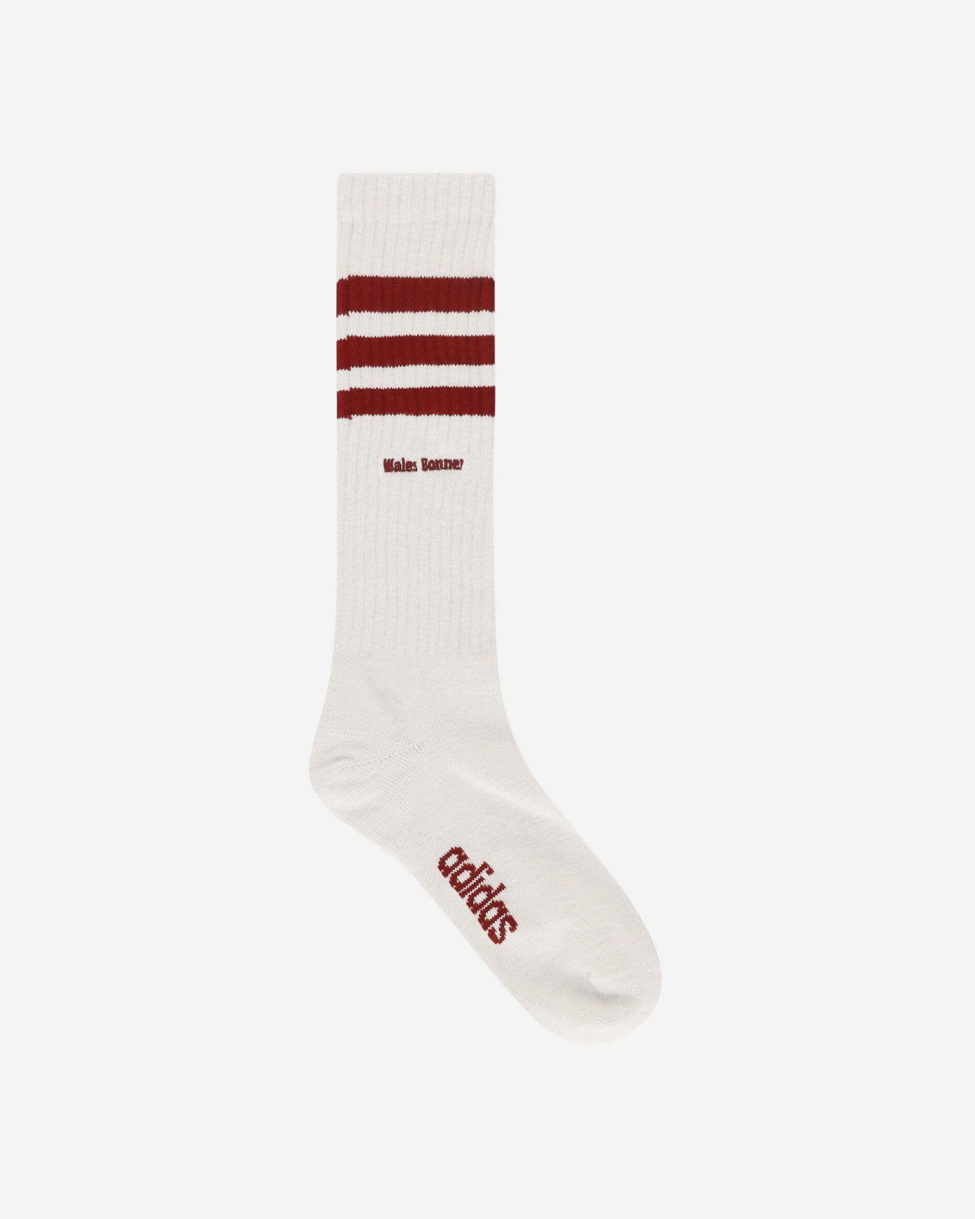 adidas Underwear^Wales Bonner Socks Wonder White / Burgundy