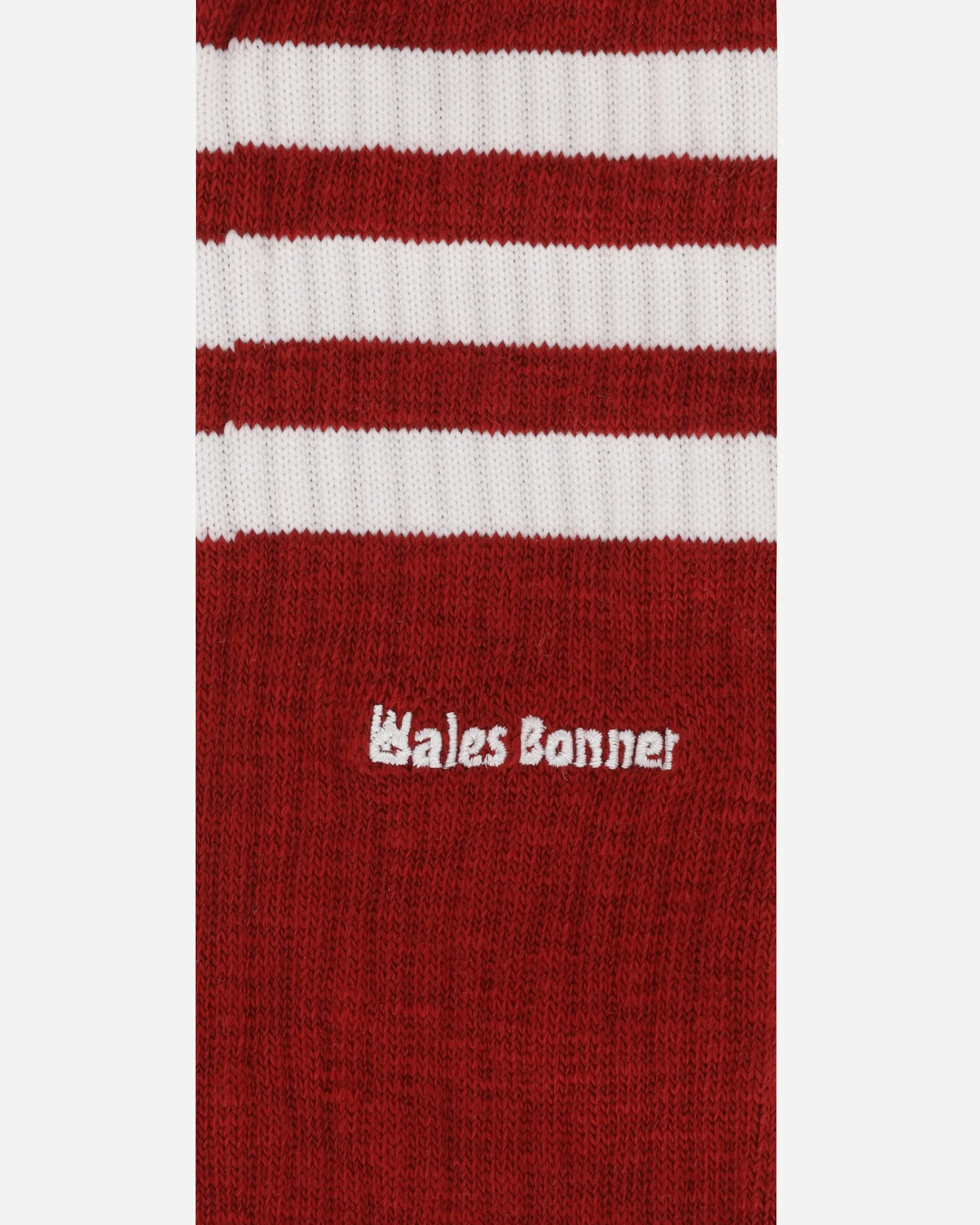adidas Underwear^Wales Bonner Socks Wonder White / Burgundy