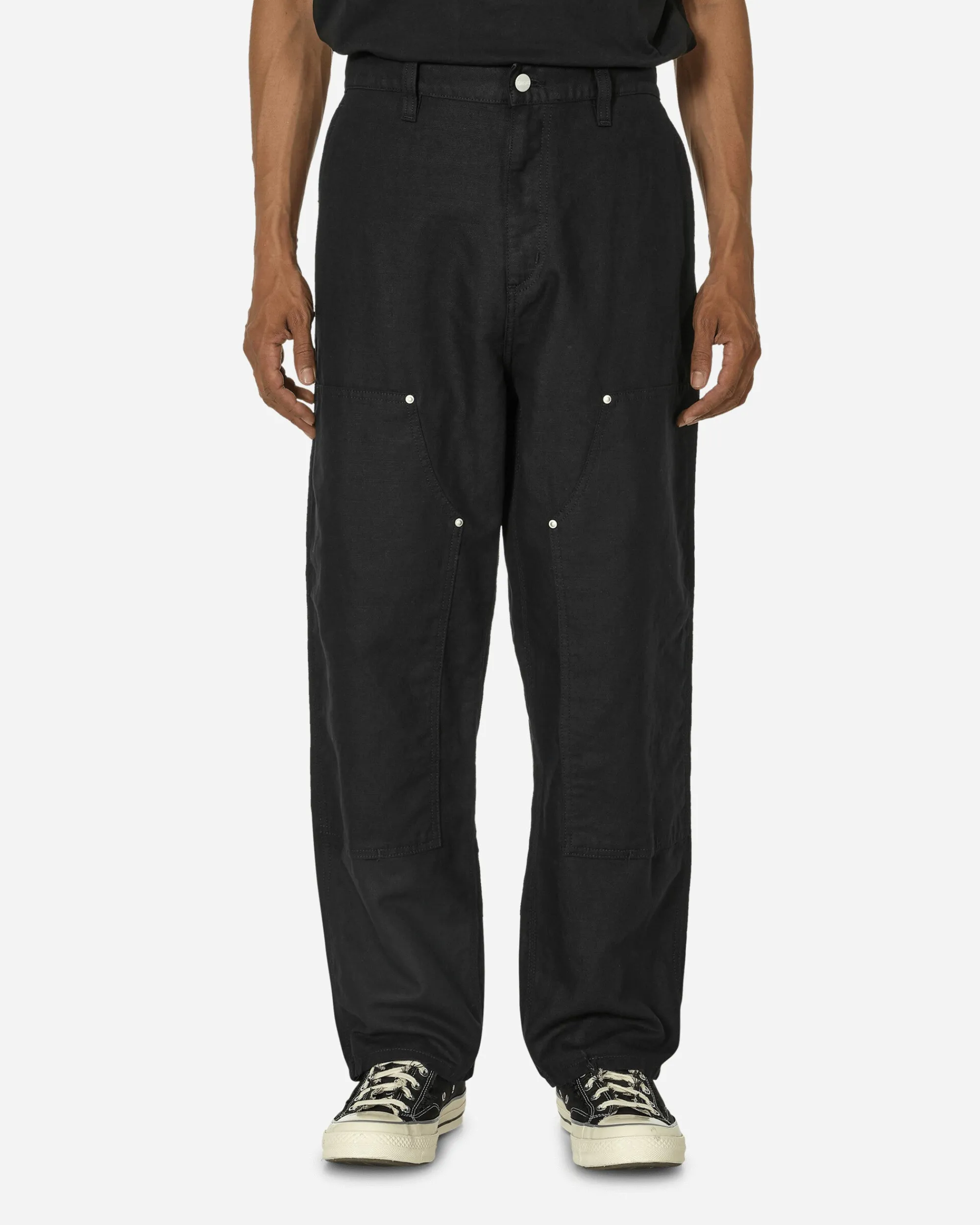 Carhartt WIP Pants^Walter Double Knee Pants Black (Rinsed)