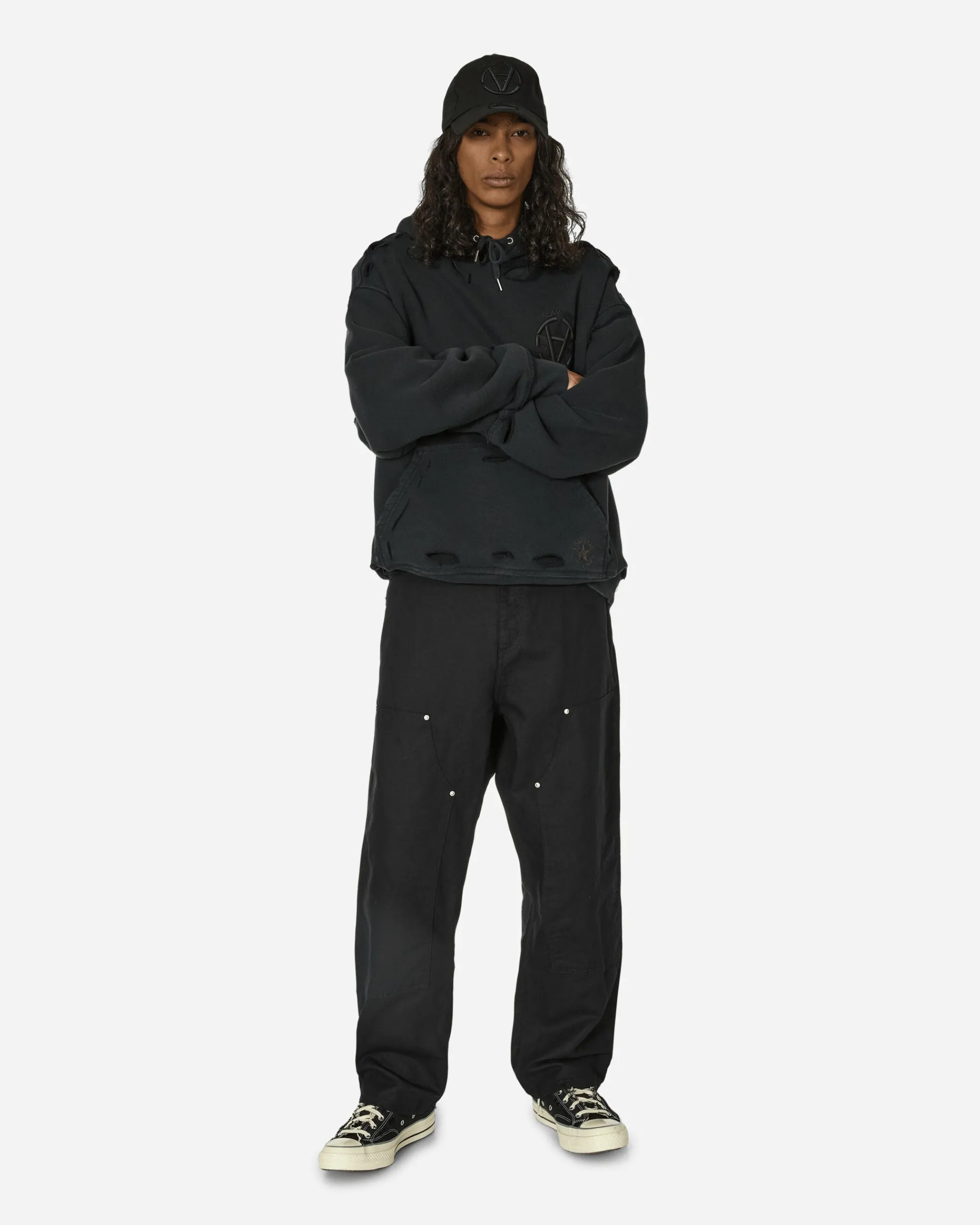 Carhartt WIP Pants^Walter Double Knee Pants Black (Rinsed)