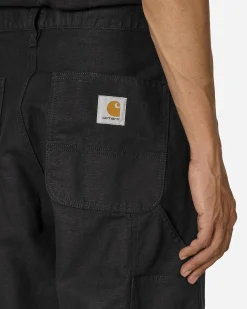 Carhartt WIP Pants^Walter Double Knee Pants Black (Rinsed)