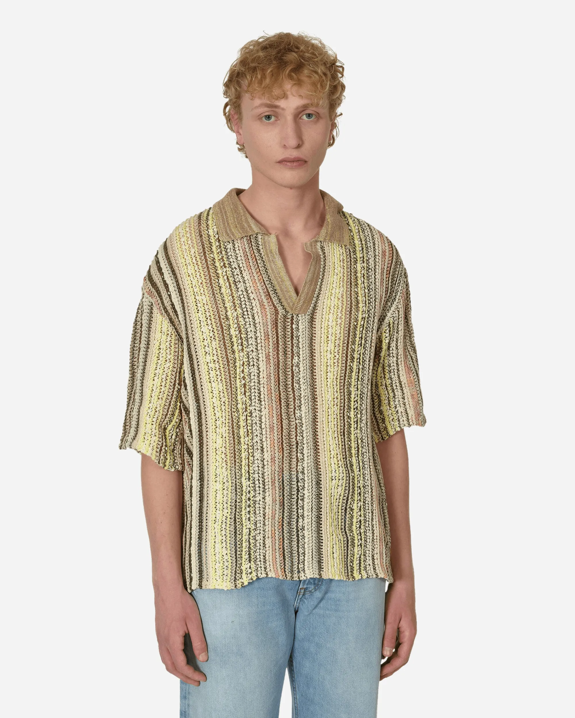 Vitelli T-Shirts^Warp Polo Shirt Light Sand