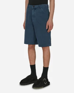 Brain Dead Shorts^Washed Hard Ware / Soft Wear Carpenter Shorts Blue