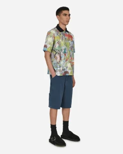 Brain Dead Shorts^Washed Hard Ware / Soft Wear Carpenter Shorts Blue