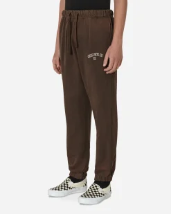 Guess USA Pants^Washed Terry Sweatpants Brown