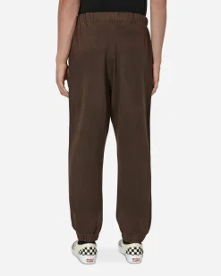 Guess USA Pants^Washed Terry Sweatpants Brown