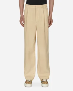 AURALEE Pants^Washi Duck Canvas Pants Beige