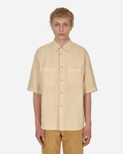 AURALEE Shirts^Washi Duck Canvas Shortsleeve Shirt Beige