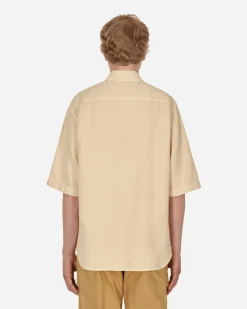 AURALEE Shirts^Washi Duck Canvas Shortsleeve Shirt Beige