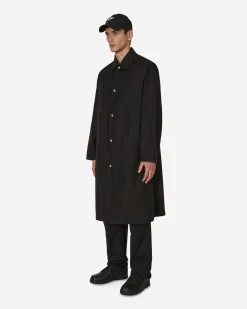 Jil Sander Coats And Jackets^Water-Repellent Cotton Coat Black