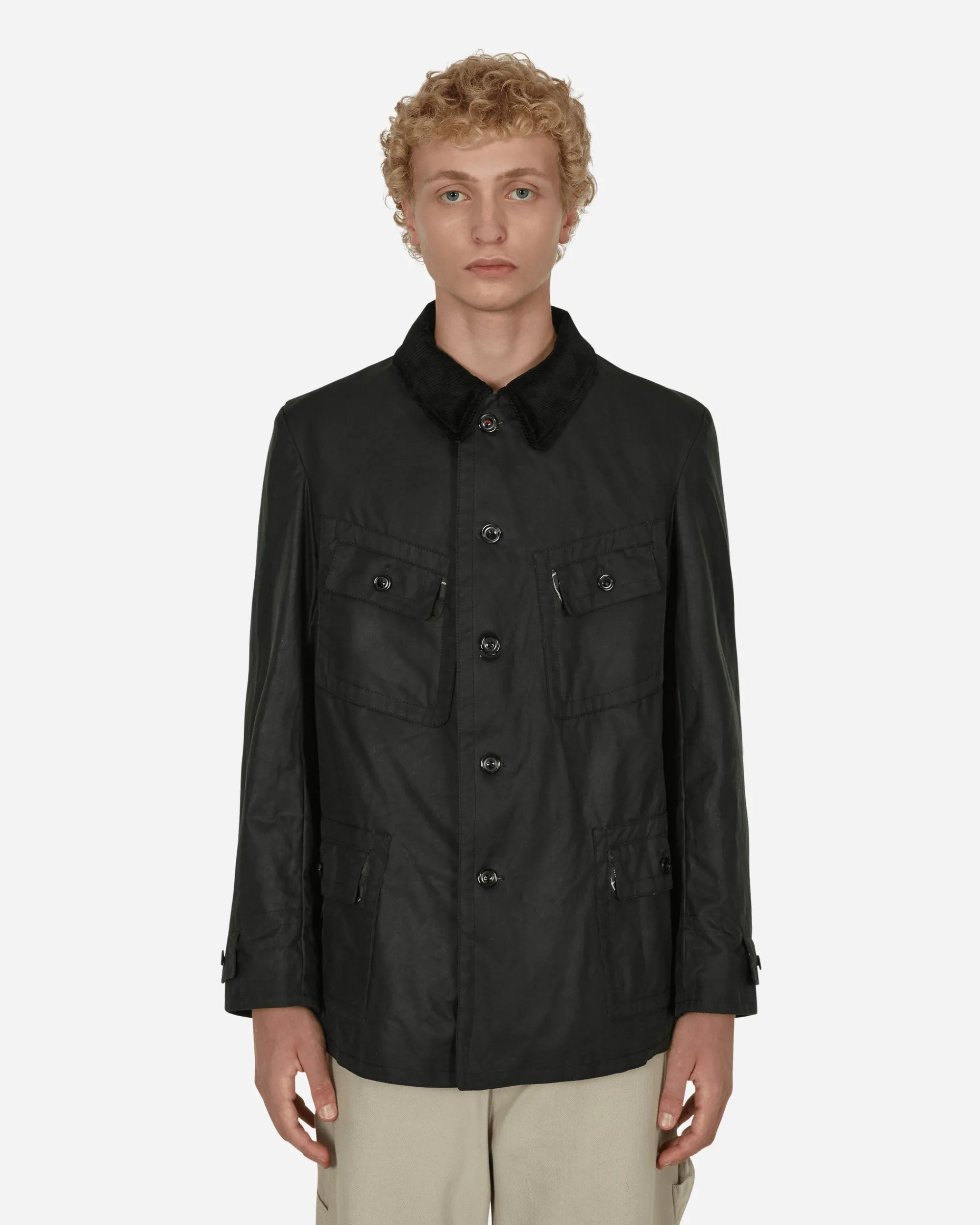 Maison Margiela Coats And Jackets^Waxed Cotton Jacket Green