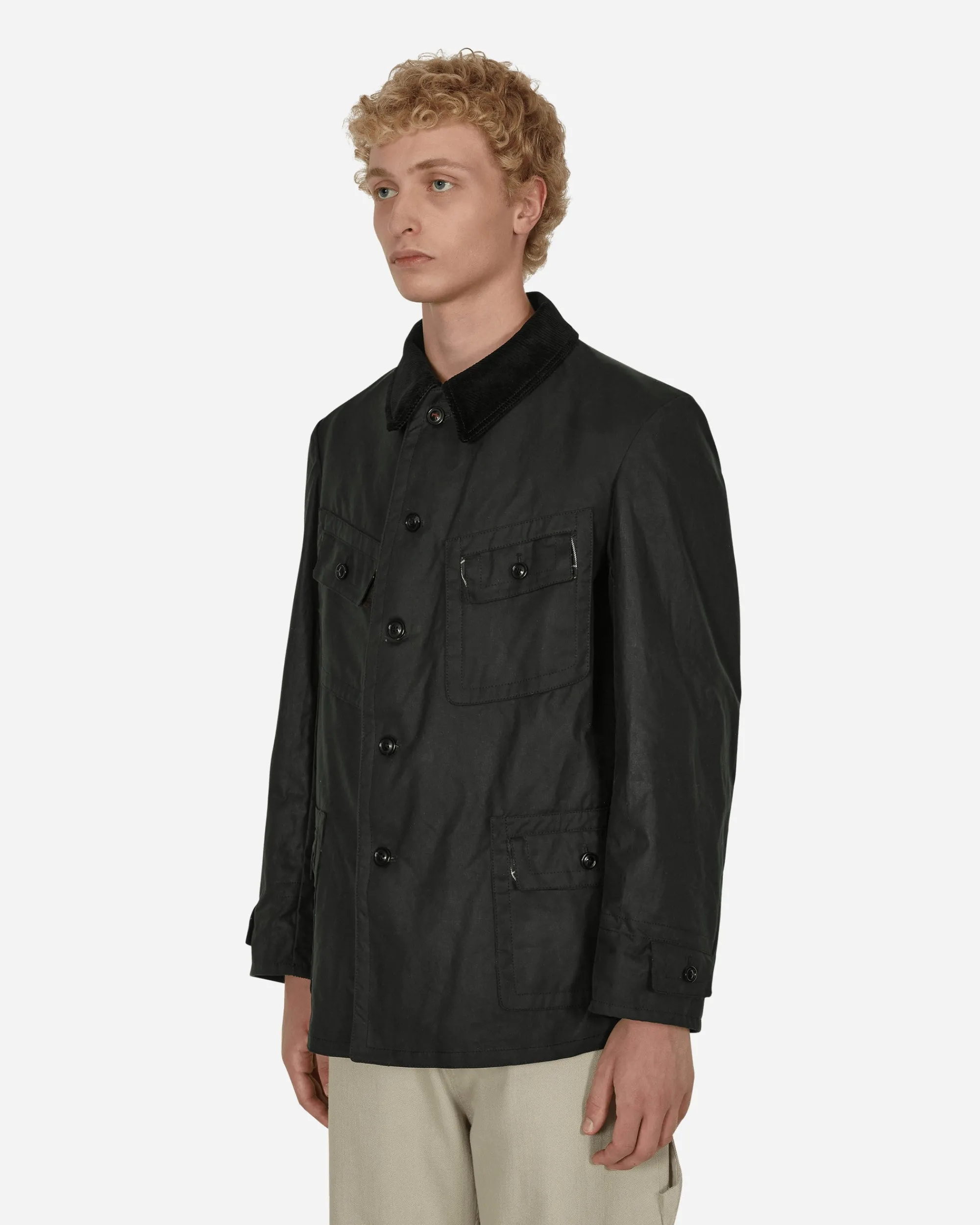 Maison Margiela Coats And Jackets^Waxed Cotton Jacket Green
