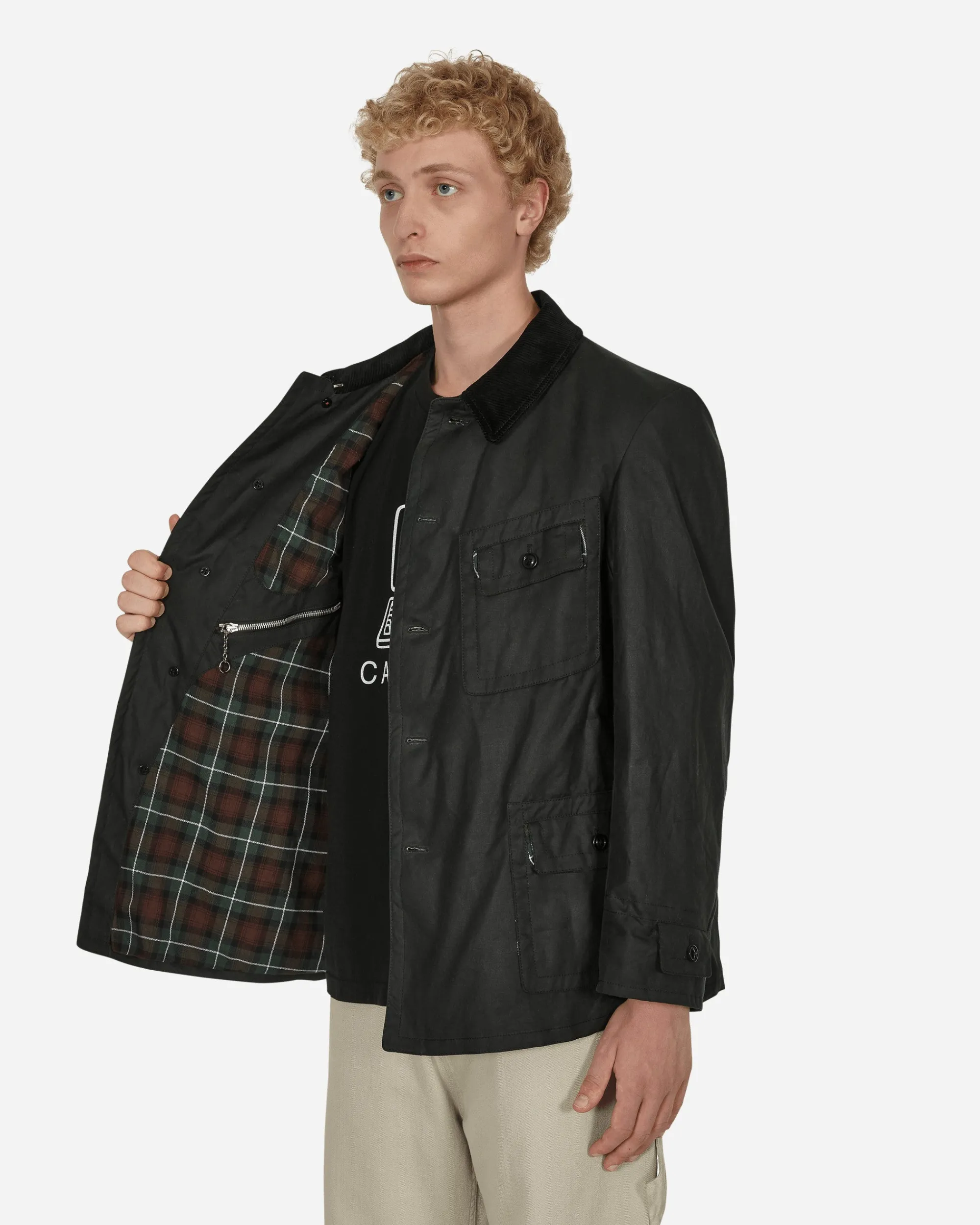Maison Margiela Coats And Jackets^Waxed Cotton Jacket Green