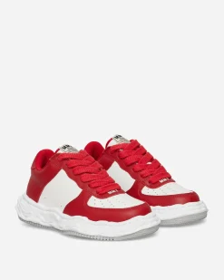 Maison MIHARA YASUHIRO Sneakers·Low|Sneakers^Wayne OG Sole Cow Leather Low Sneakers Red / White