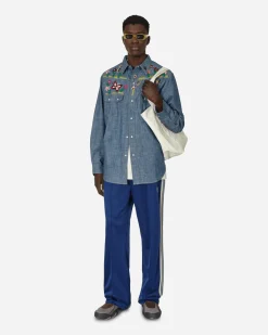 Needles Shirts^Western Shirt Blue