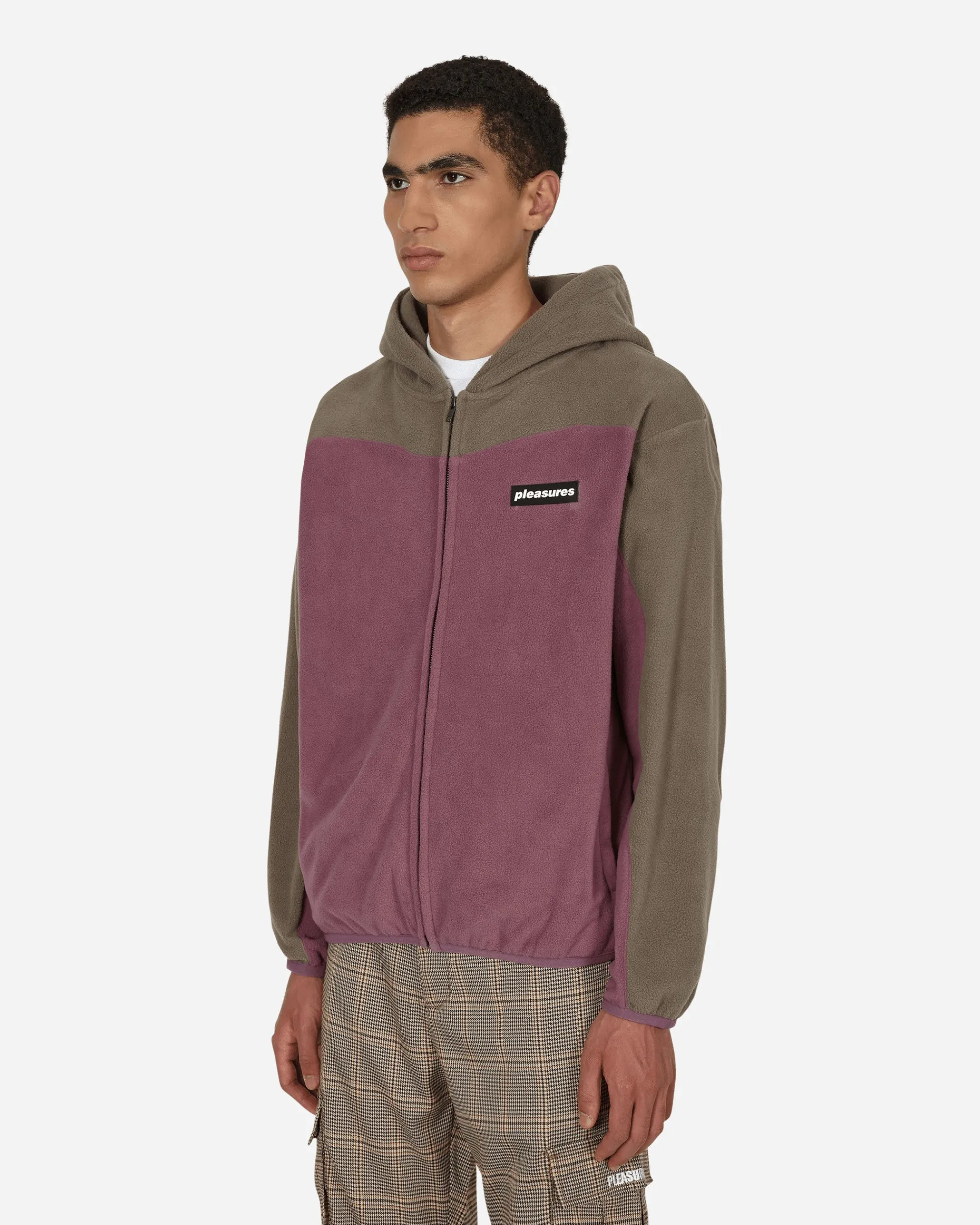 Pleasures Sweatshirts^Whiskey Zip Hoodie Purple