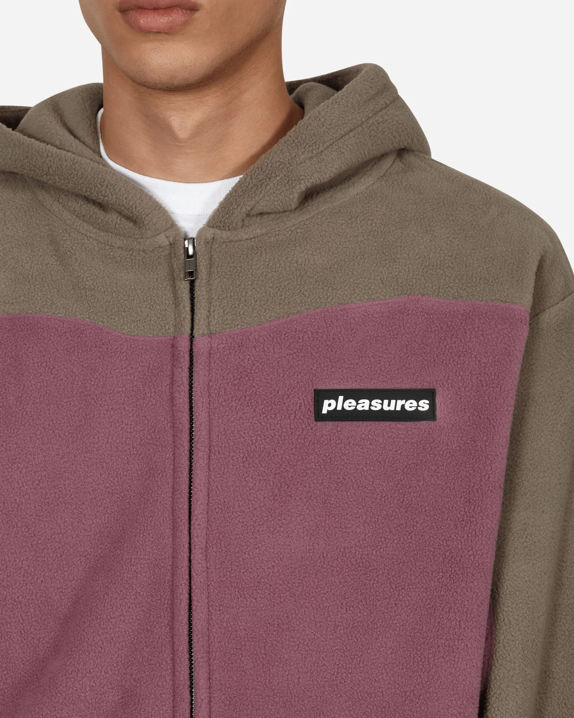 Pleasures Sweatshirts^Whiskey Zip Hoodie Purple