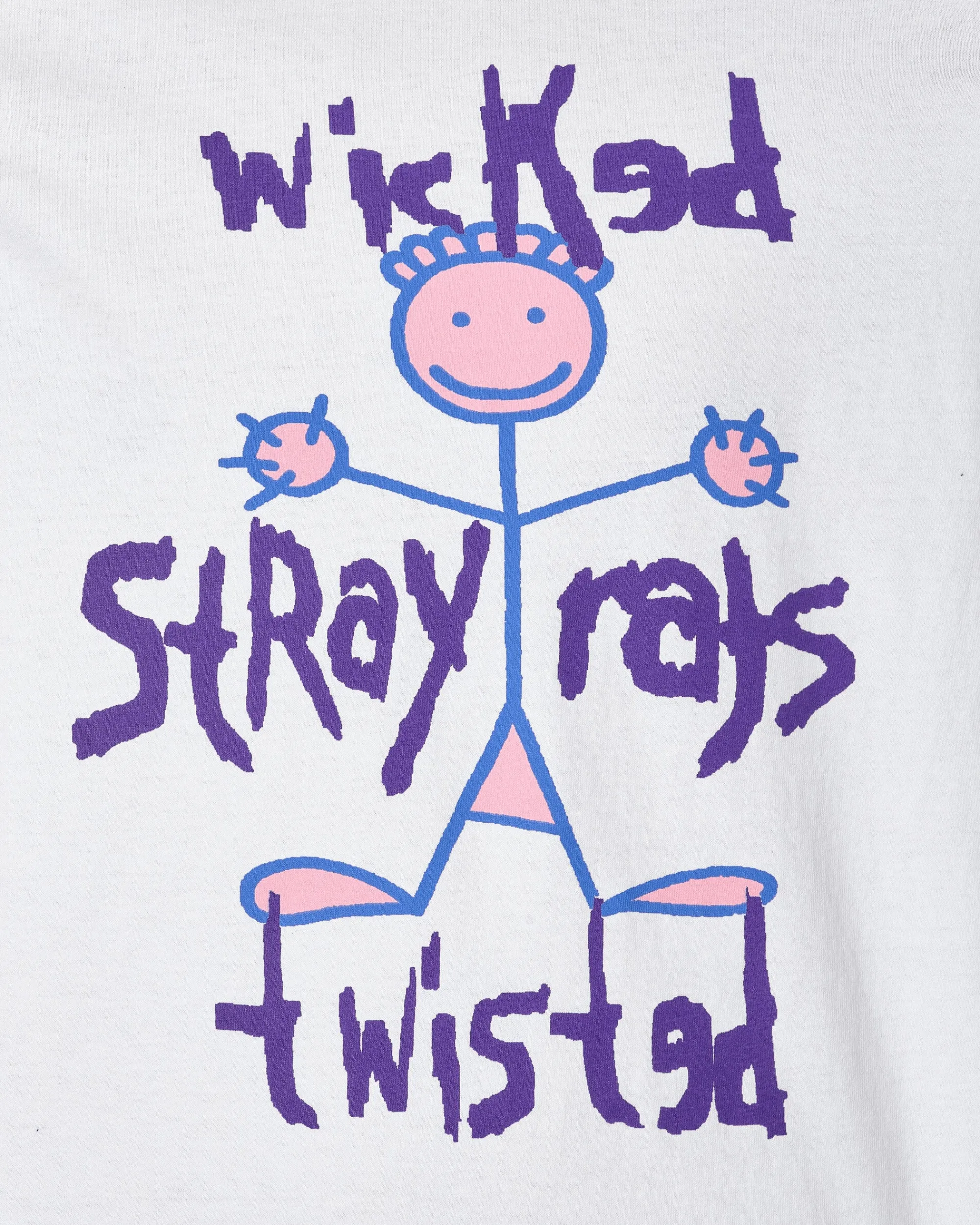 Stray Rats T-Shirts^Wicked Twisted T-Shirt White