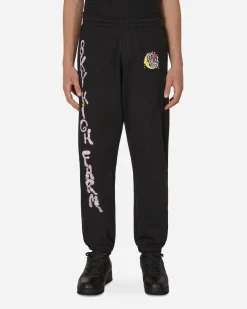 Sky High Farm Pants^Will Sheldon Printed Sweatpants Black