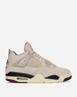 Nike Jordan Sneakers·Mid|Sneakers^Women's A Ma Maniére Air Jordan 4 Sneakers Fossil Stone / Metallic Pewter