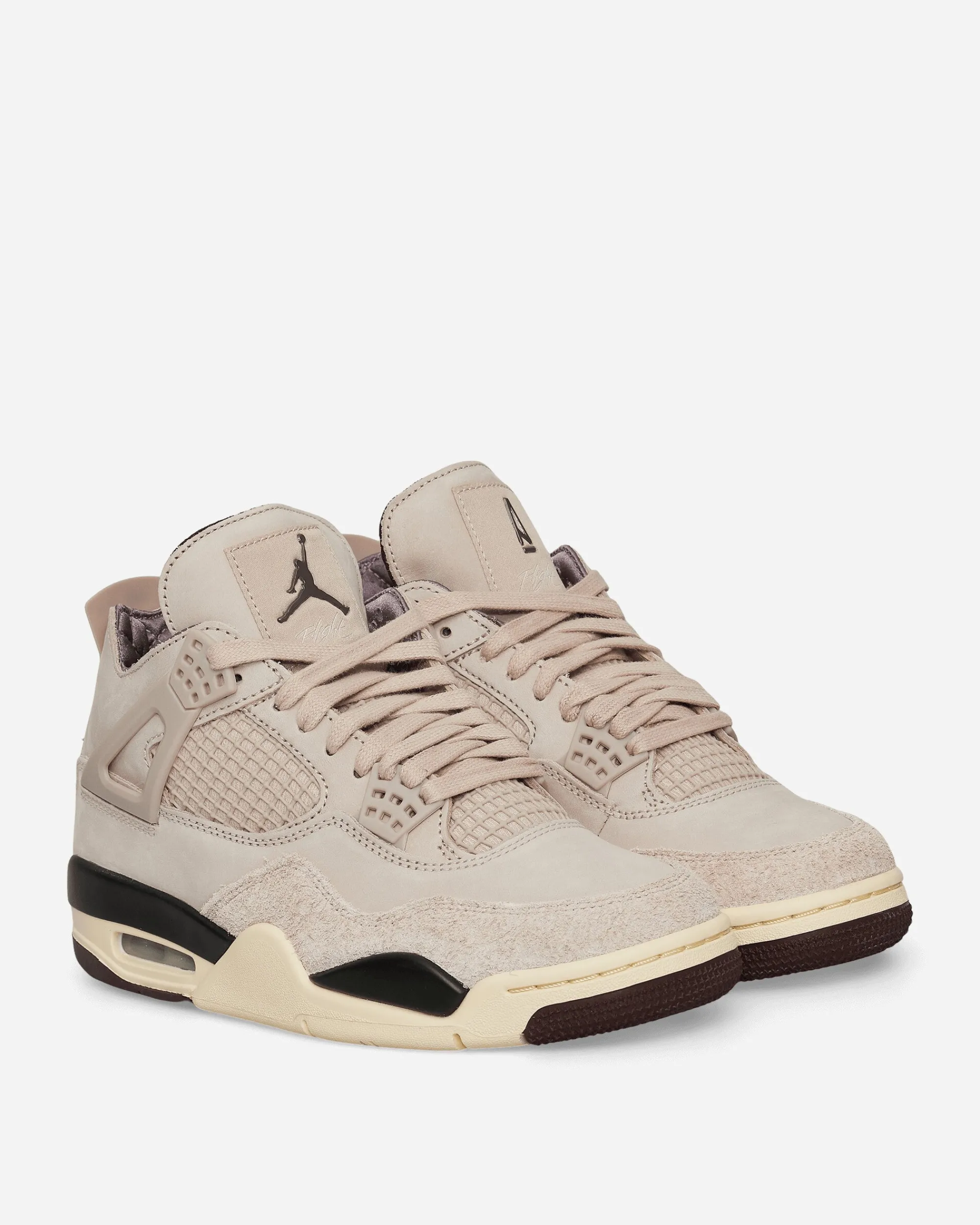 Nike Jordan Sneakers·Mid|Sneakers^Women's A Ma Maniére Air Jordan 4 Sneakers Fossil Stone / Metallic Pewter