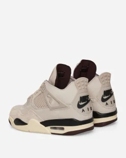 Nike Jordan Sneakers·Mid|Sneakers^Women's A Ma Maniére Air Jordan 4 Sneakers Fossil Stone / Metallic Pewter