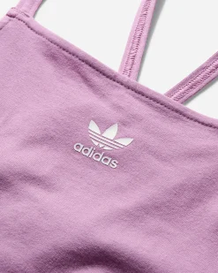 adidas T-Shirts^Women's Adicolor 3-Stripes Crop Top Preloved Purple