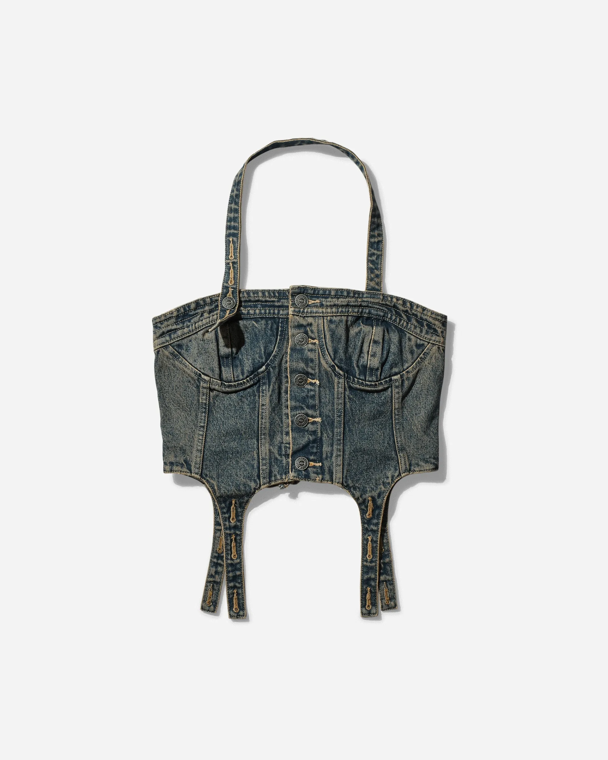 Levi's T-Shirts^Women's ADSB Denim Corset Tinted Indigo
