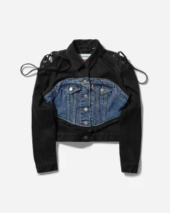 Levi's Coats And Jackets^Women's ADSB Half Trucker Indigo / Black