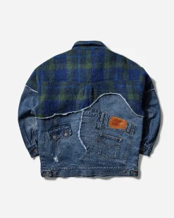 Levi's Coats And Jackets^Women's ADSB Spliced Trucker Indigo / Green