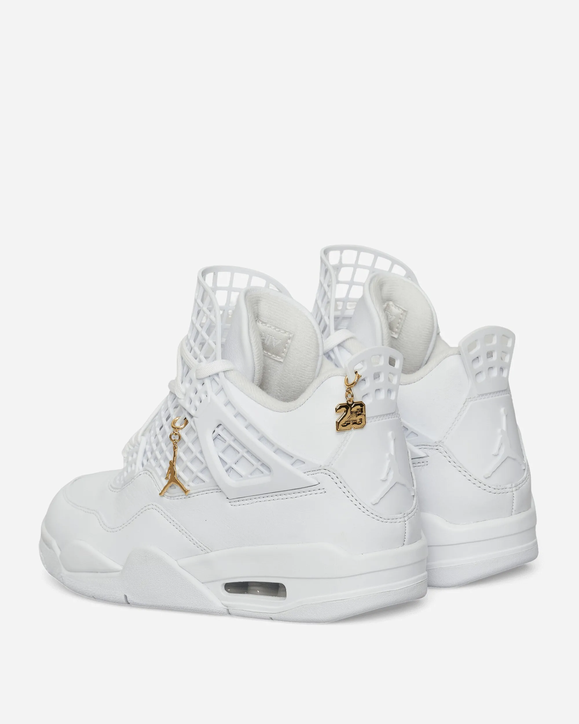 Nike Jordan Sneakers·Mid|Sneakers^Women's Air Jordan 4 Net Sneakers White