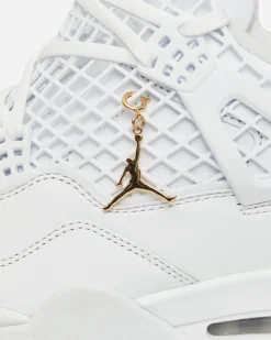 Nike Jordan Sneakers·Mid|Sneakers^Women's Air Jordan 4 Net Sneakers White