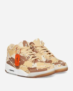 Nike Jordan Sneakers·Mid|Sneakers^Women's Air Jordan 3 Retro Sneakers Dark Driftwood / Sail
