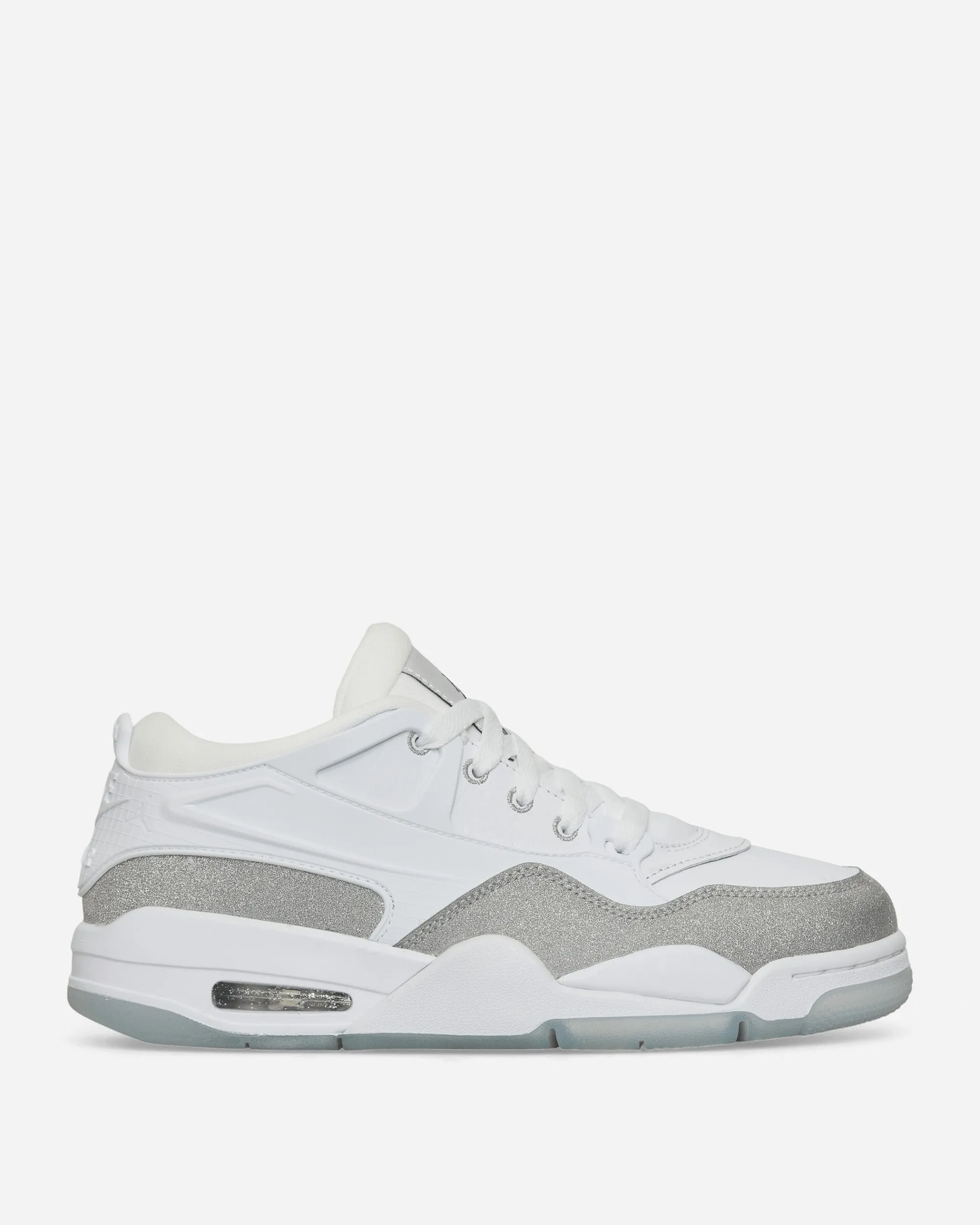 Nike Jordan Sneakers·Low|Sneakers^Women's Air Jordan 4 RM Sneakers White / Metallic Silver