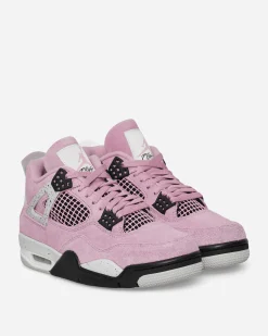 Nike Jordan Sneakers·Mid|Sneakers^Women's Air Jordan 4 Sneakers Orchid