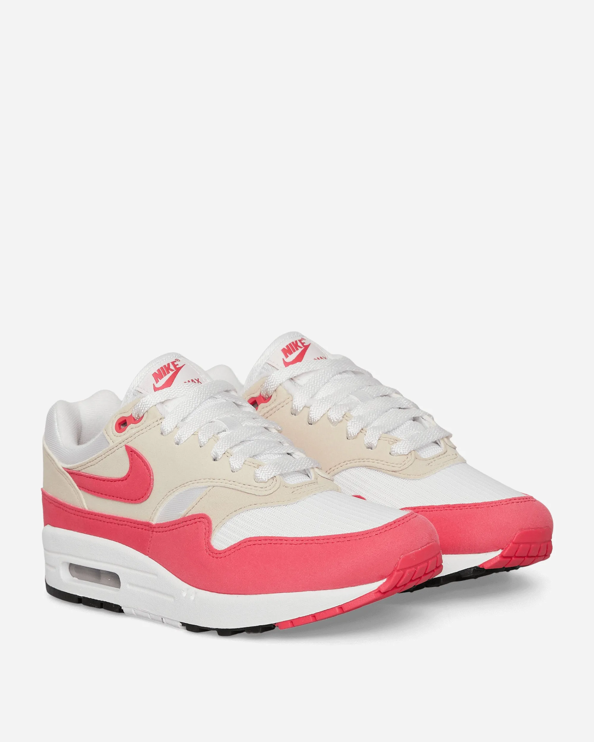 Nike Sneakers·Low|Sneakers^Women's Air Max 1 Sneakers White / Aster Pink / Light Orewood Brown