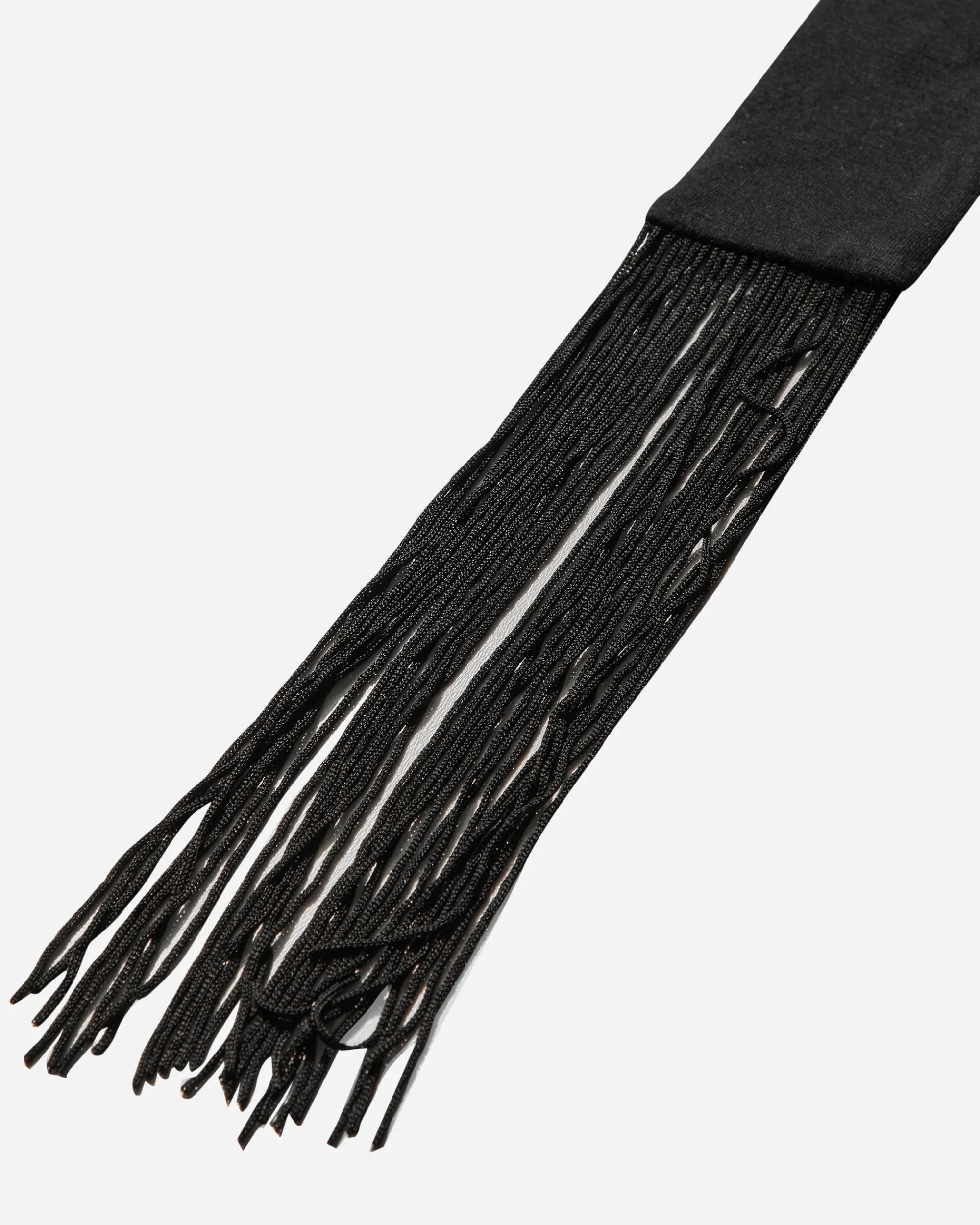Nii Hai T-Shirts^Women's Asymmetric Neck Tie Top Black