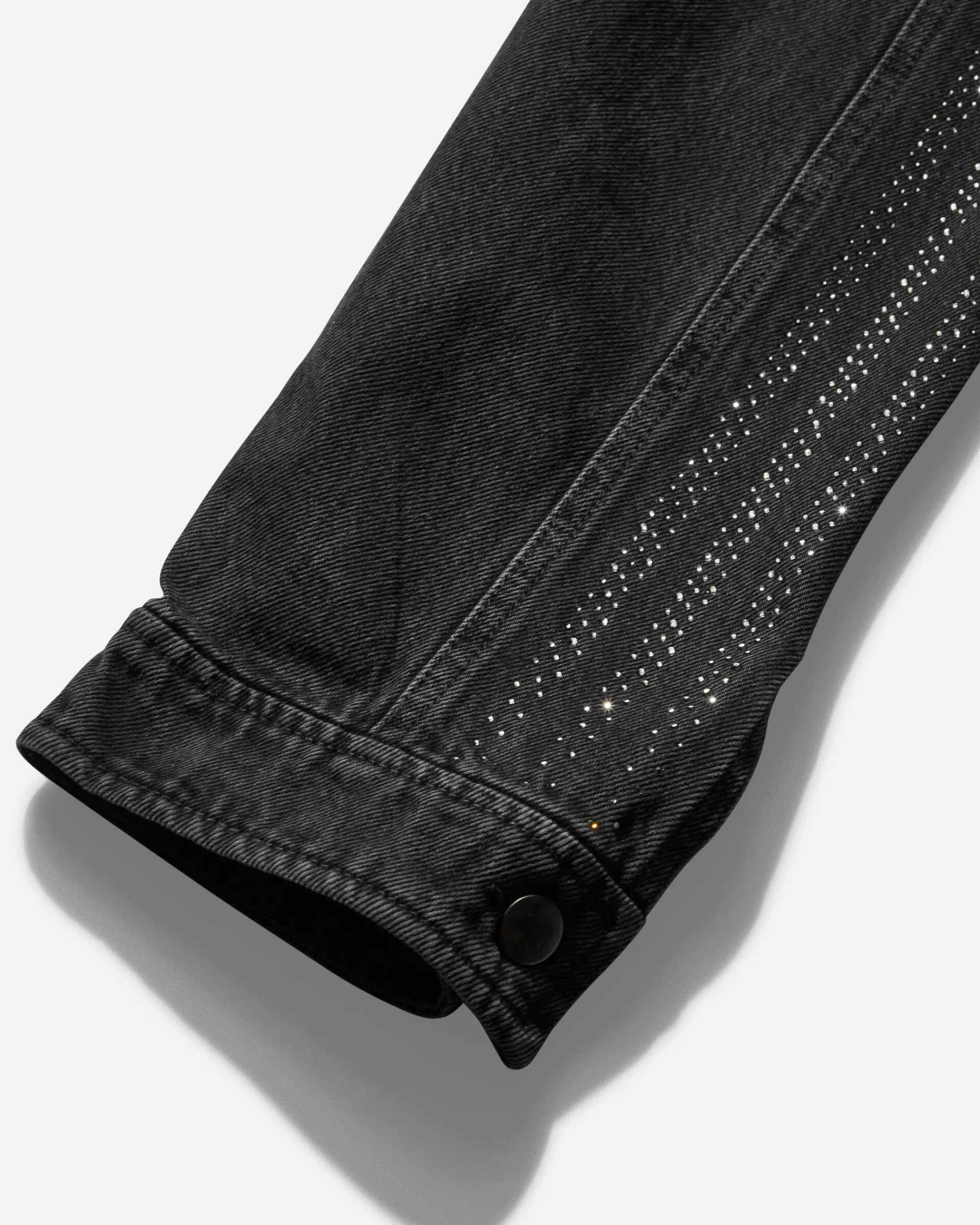 adidas Coats And Jackets^Women's Atlanta Rhinestones Denim Jacket Black