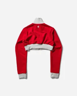 adidas Sweatshirts^Women's Avavav Cropped Track Top Better Scarlet