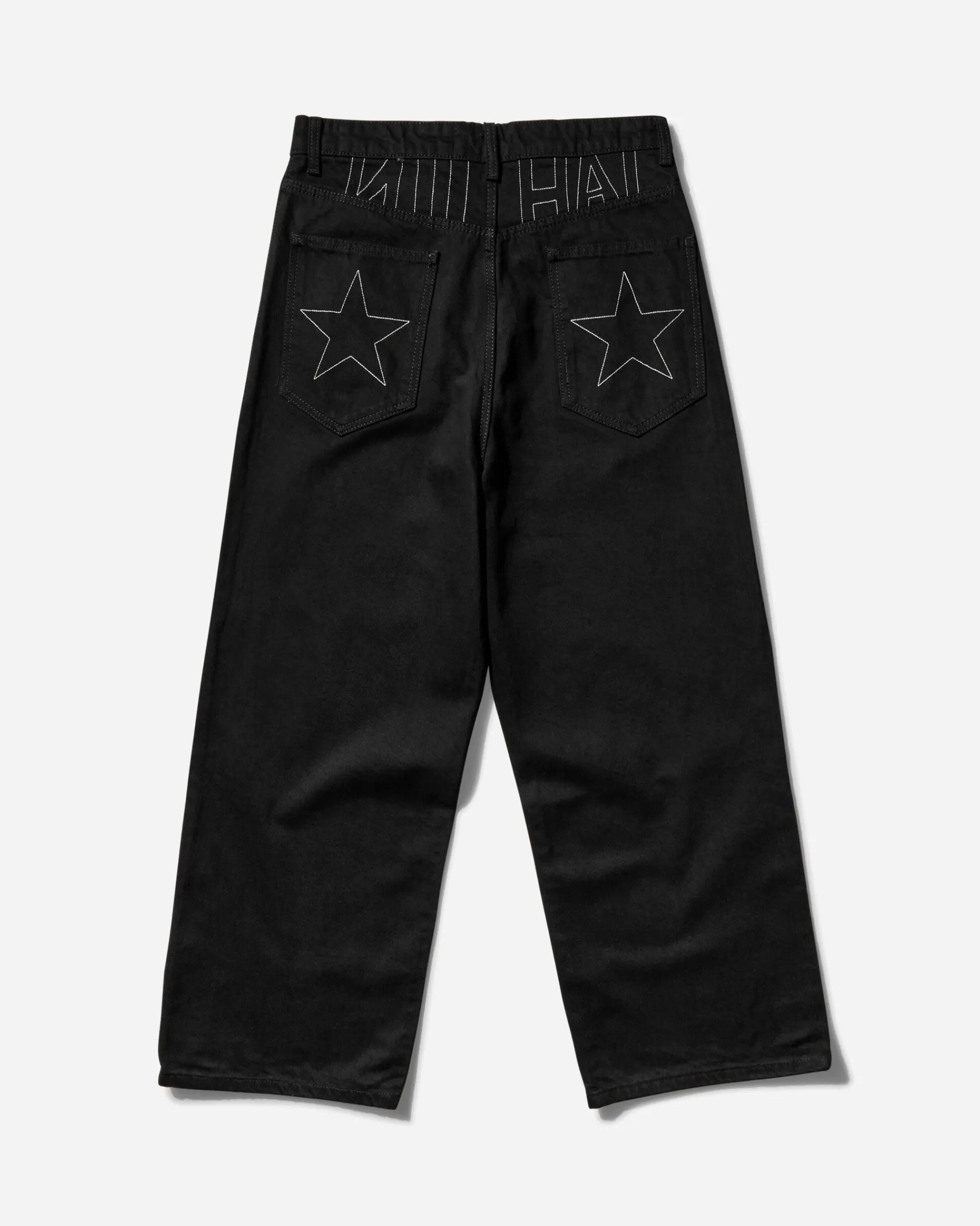 Nii Hai Pants^Women's Baggy Jeans Black