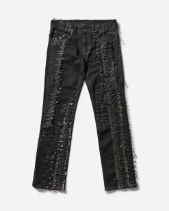 Cheap Monday Pants^Women's Bootleg Messy Pinned Jeans Black