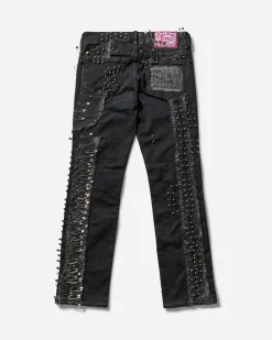 Cheap Monday Pants^Women's Bootleg Messy Pinned Jeans Black