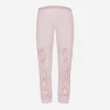 No Dress Pants^Women's Bownot Lace Cropped Leggings Pink