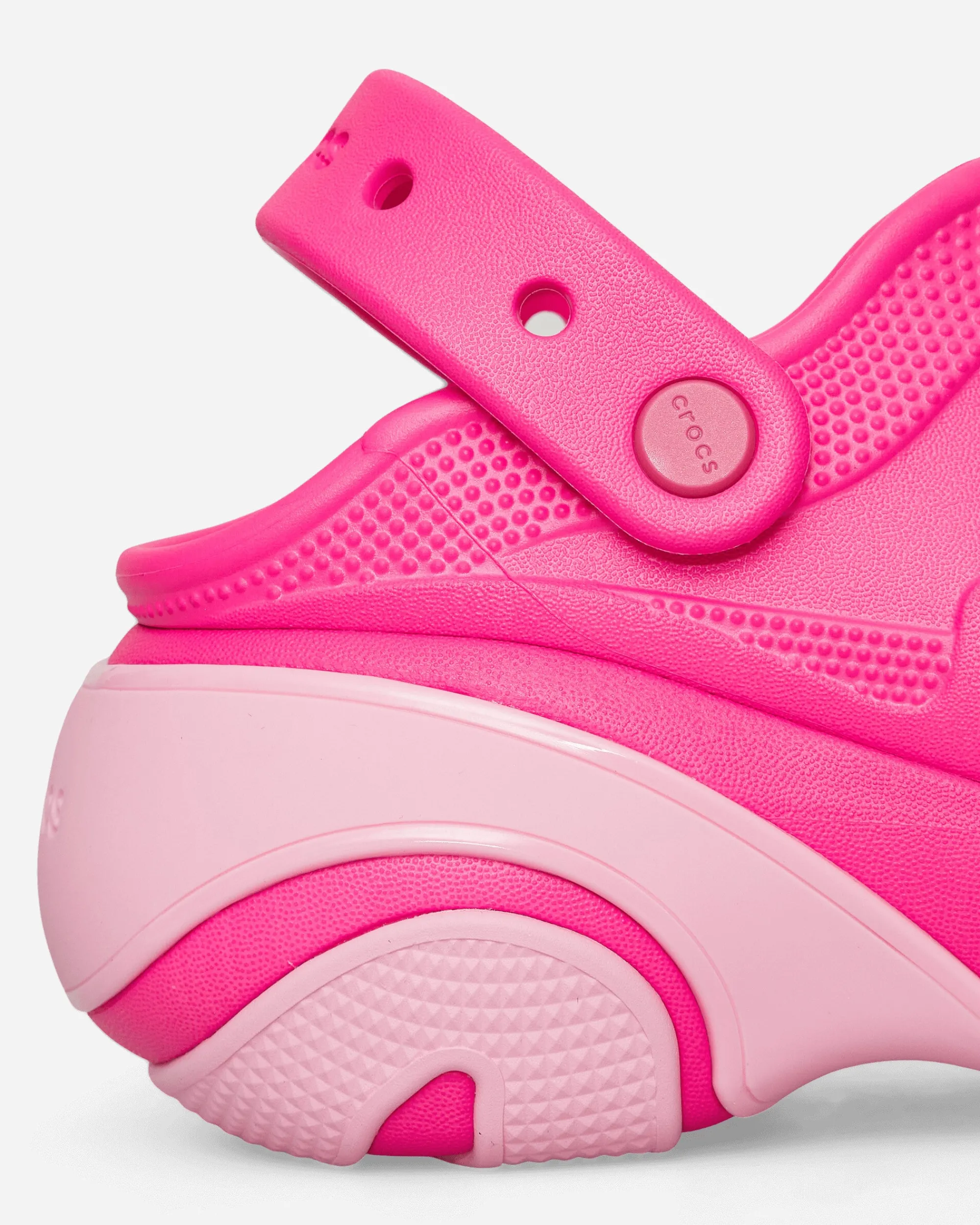 Crocs Sandals And Slides^Women's Bubble Crush Clogs Pink Crush