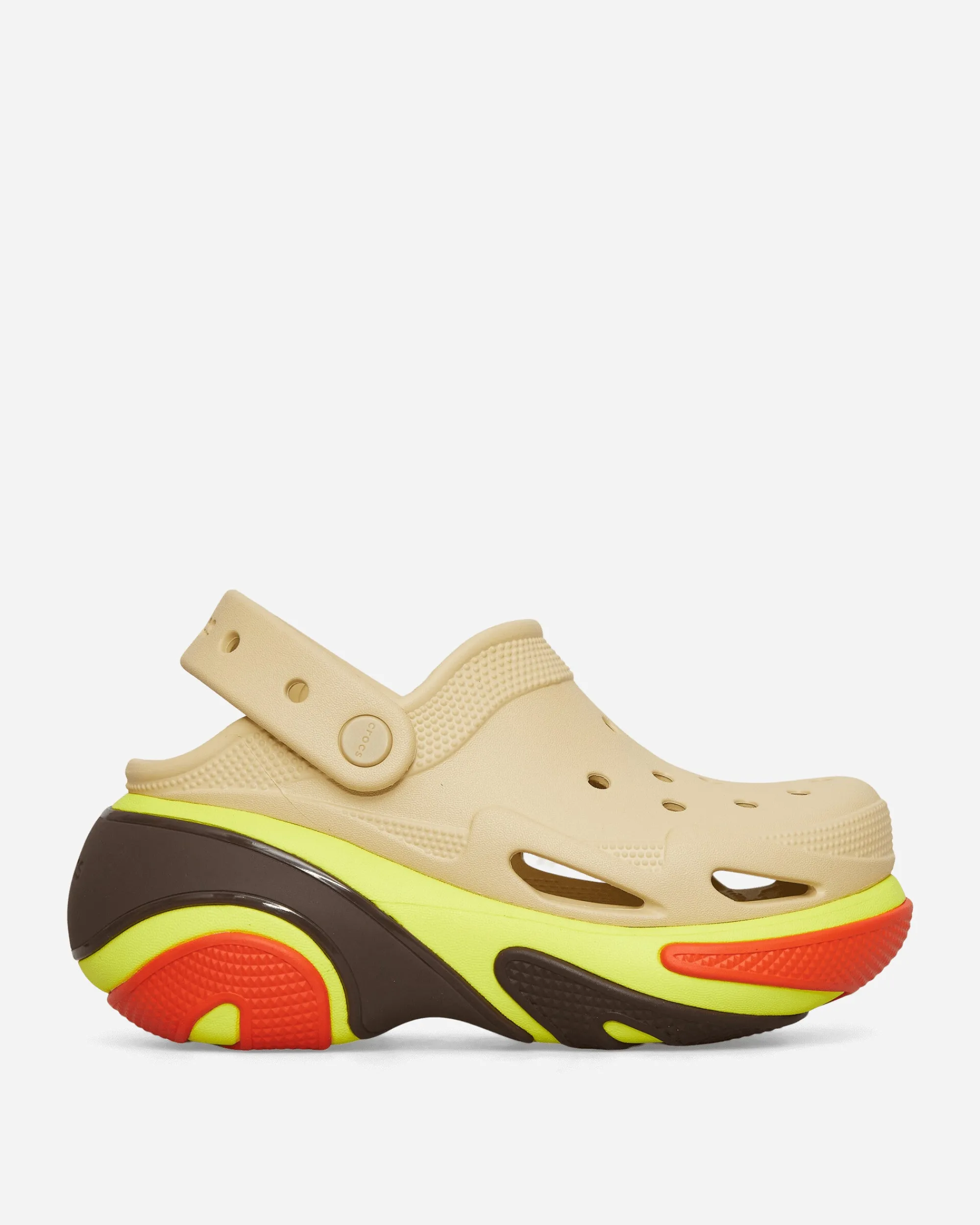 Crocs Sandals And Slides^Women's Bubble Crush Clogs Sesame