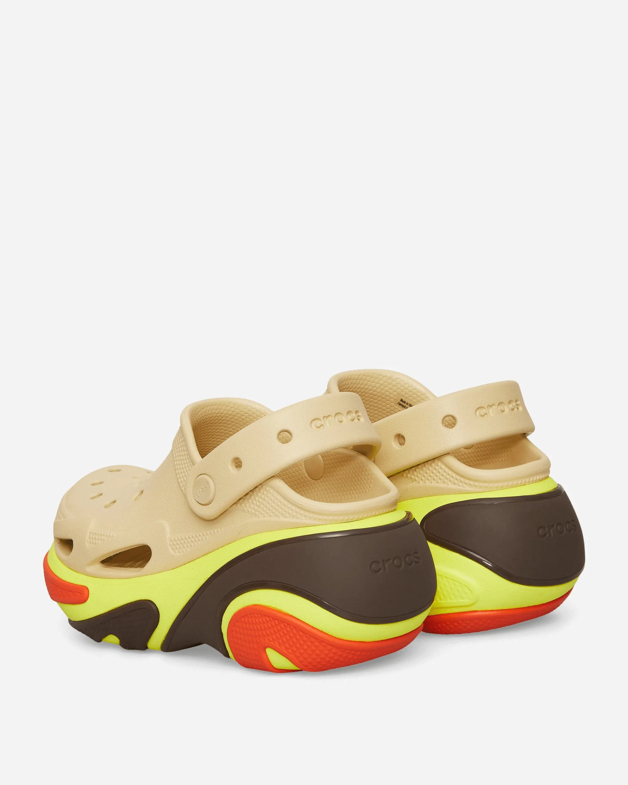Crocs Sandals And Slides^Women's Bubble Crush Clogs Sesame