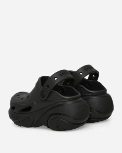 Crocs Sandals And Slides^Women's Bubble Crush Clogs Triple Black
