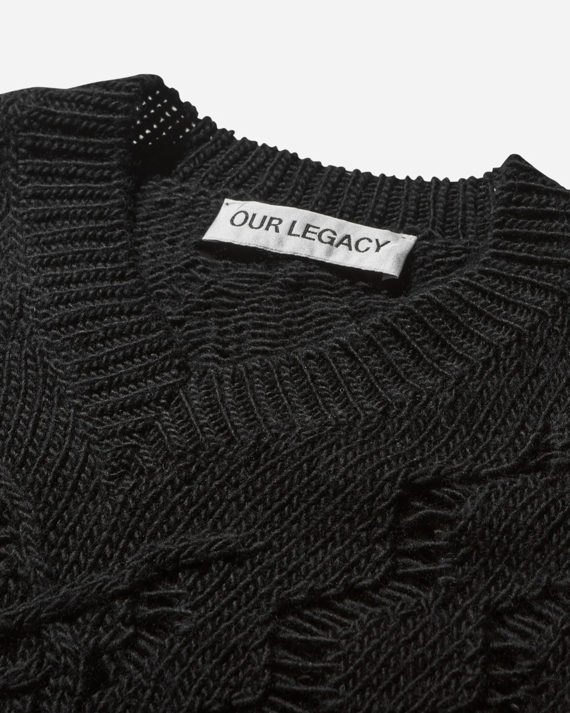 Our Legacy Knitwears^Women's Cable Michigan Tank Black