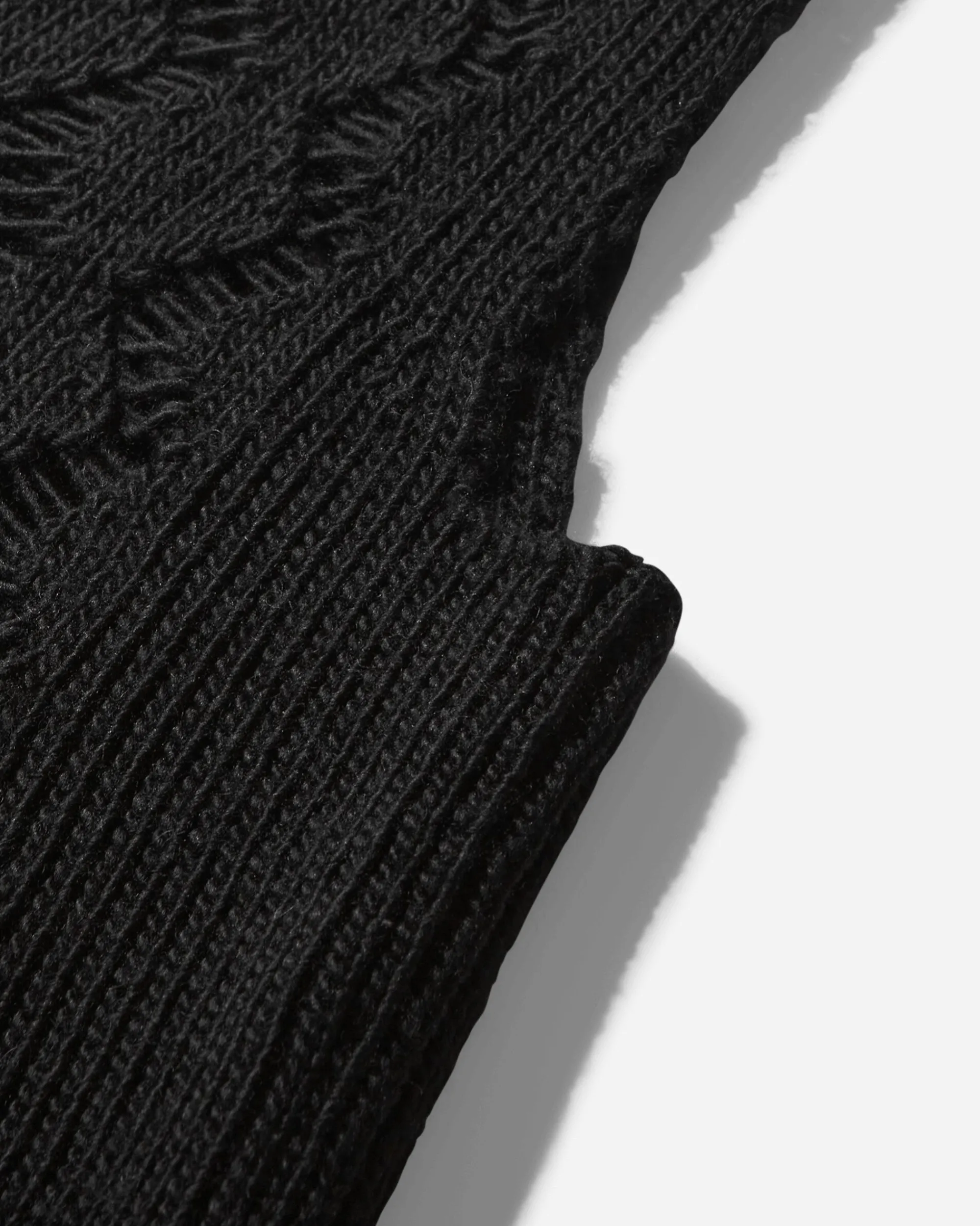 Our Legacy Knitwears^Women's Cable Michigan Tank Black