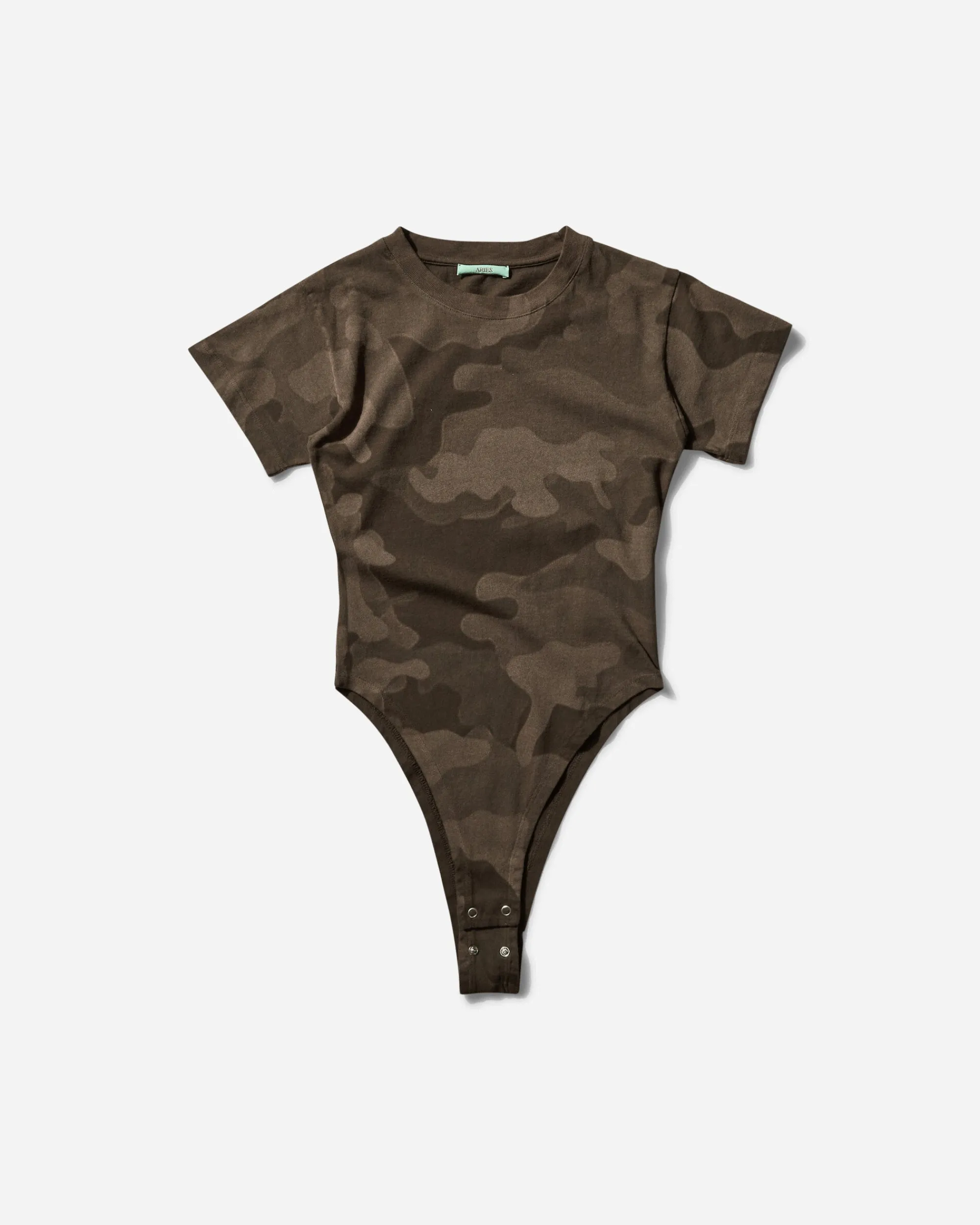 Aries T-Shirts^Women's Camo Temple Body Dark Olive